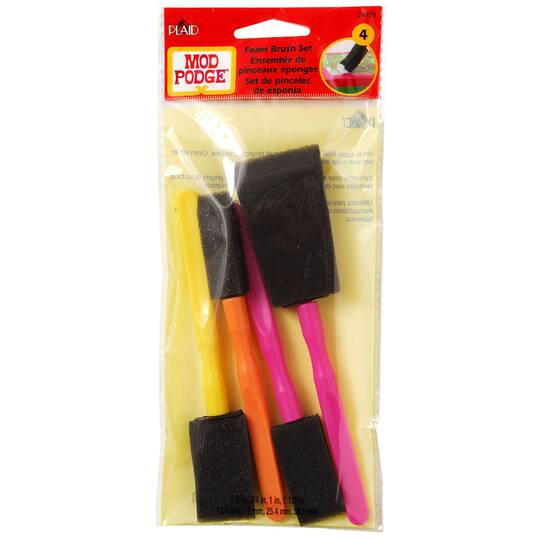 Mod Podge Foam Brush Set 4 Piece Michaels Mod Podge Foam Brush Set 4 Piece Michaels